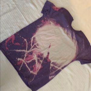 Bleached tie dye T-shirt size large
